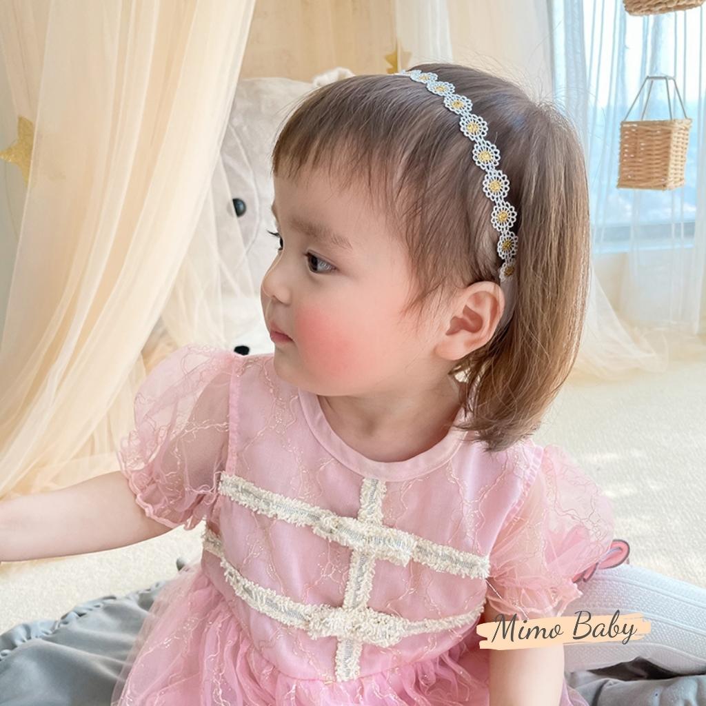 Băng đô dây hoa phong cách tiểu thư xinh xắn cho bé gái BD52 Mimo Baby