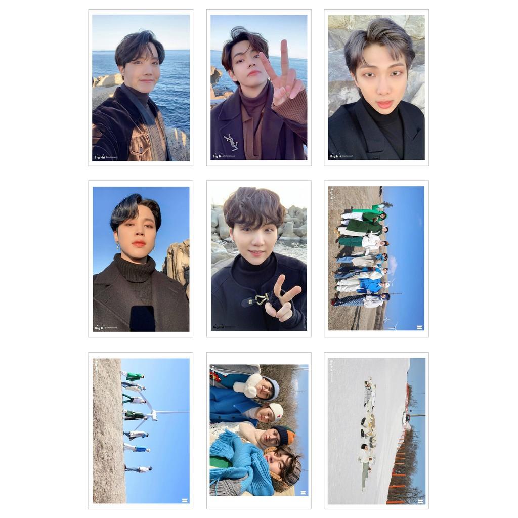 Lomo Card 63 ảnh BTS -Winter Package 2021 Naver