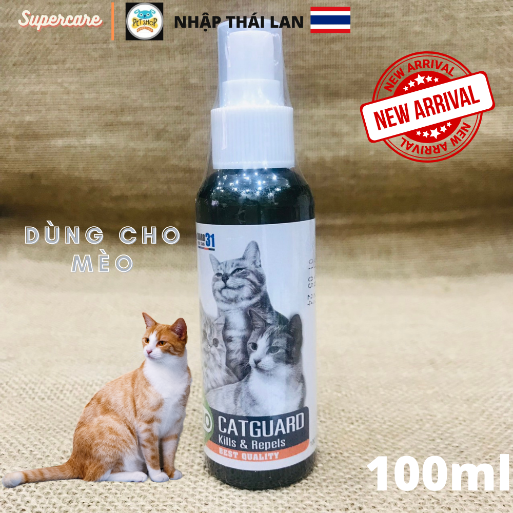 Xịt Ghẻ ,Nấm , Viêm Da Chó Mèo 100ml Hàng Nhập Thái Lan