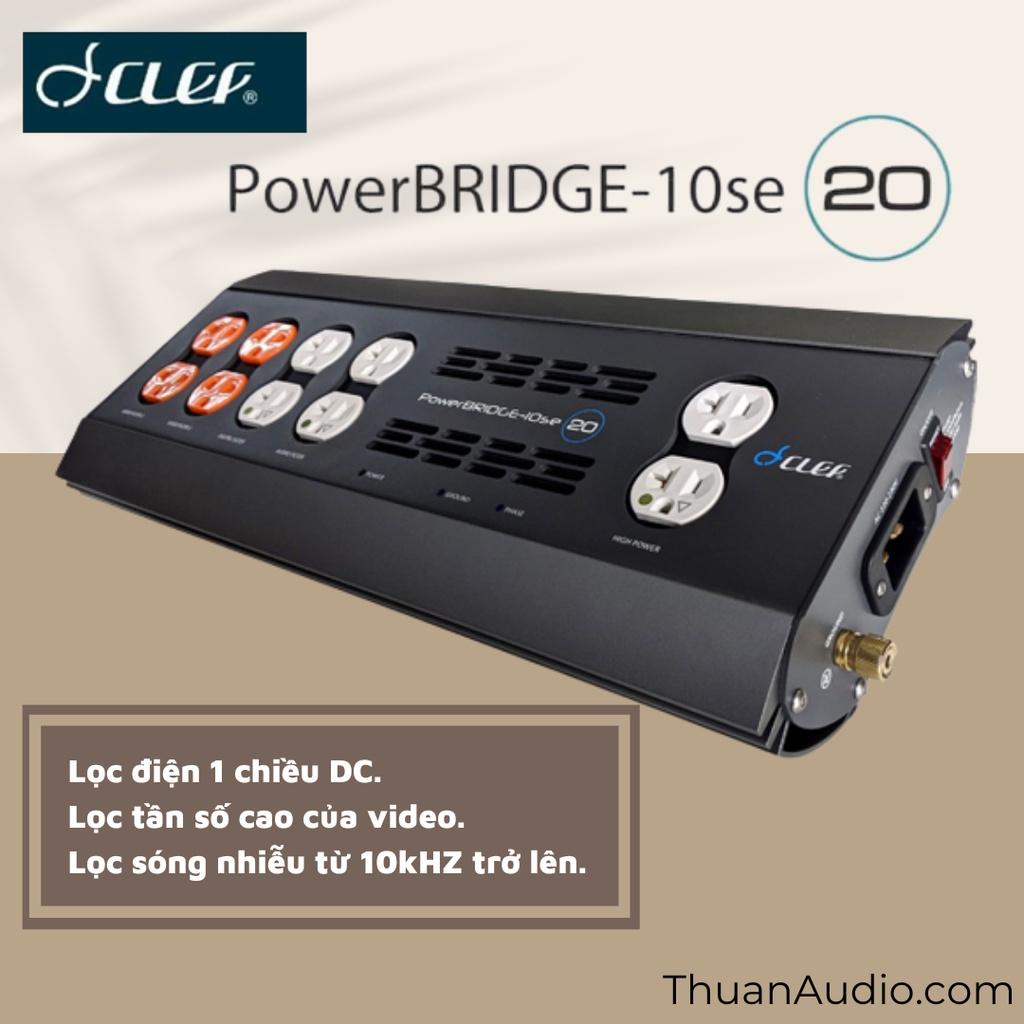 Ổ CẮM LỌC ĐIỆN CLEF POWERBRIDGE - 10 - 20A | Nâng cấp âm thanh hiệu quả và kinh tế