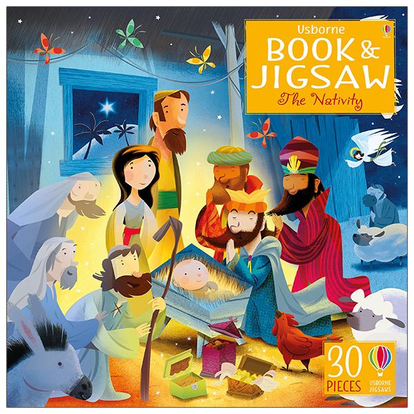 Usborne Book And Jigsaw: The Nativity