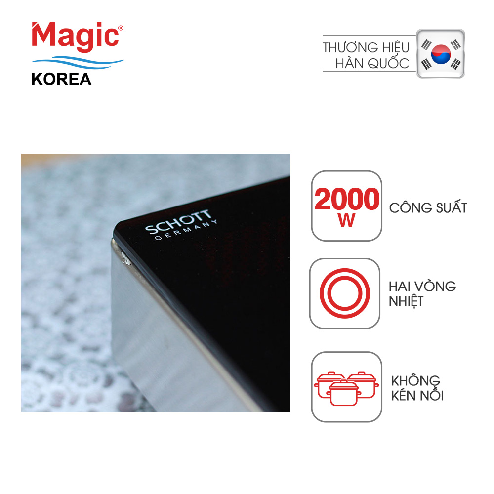 Bếp hồng ngoại Magic Korea A38 - Hàng chính hãng