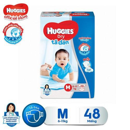 Tã dán Huggies Dry Jumbo M48/L42/XL38/XXL34