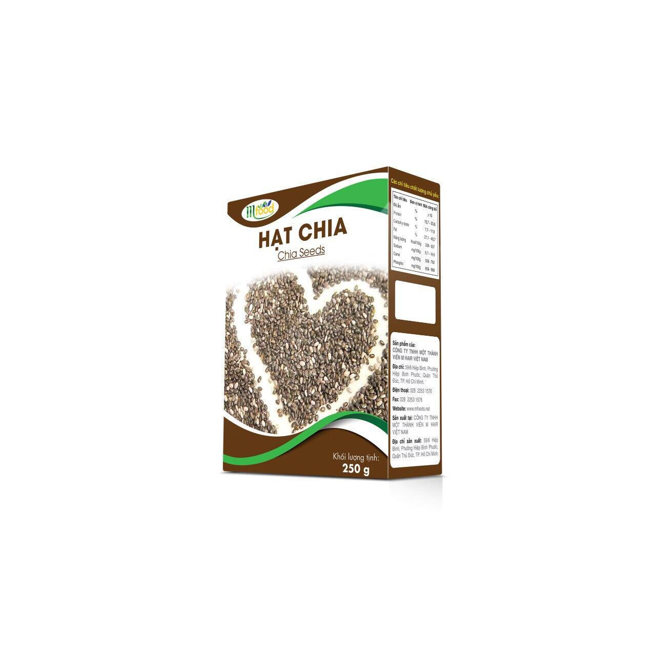 Hạt Chia Đen Mfood Nhập Khẩu Úc Hộp 250g