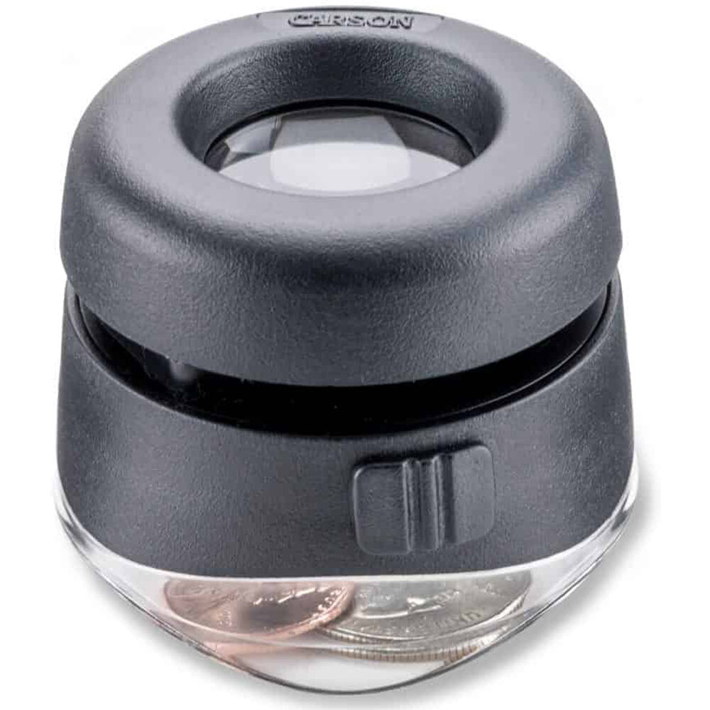 Kính lúp cầm tay có đèn Carson LH-50 - Hàng Chính Hãng