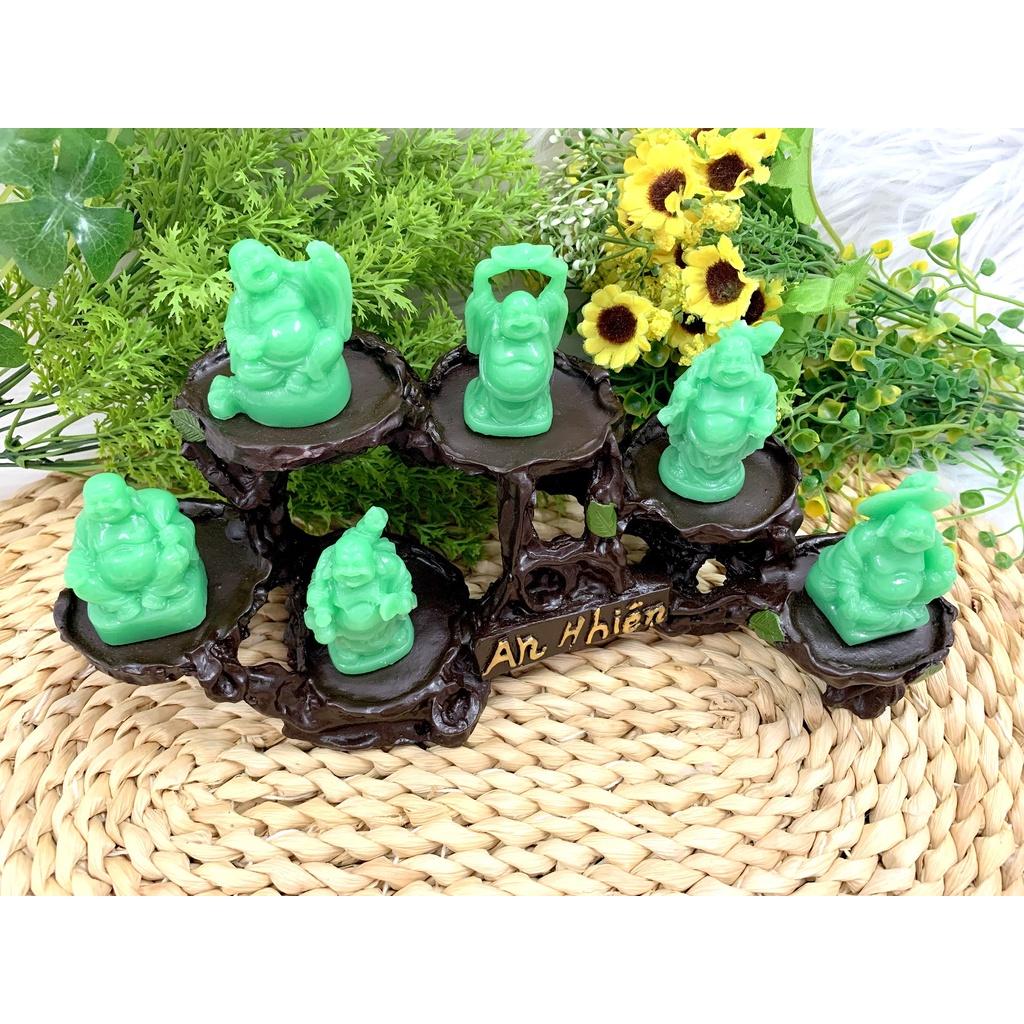 Full Set 6 tượng Bồ Tát Di Lặc tọa đế An Nhiên