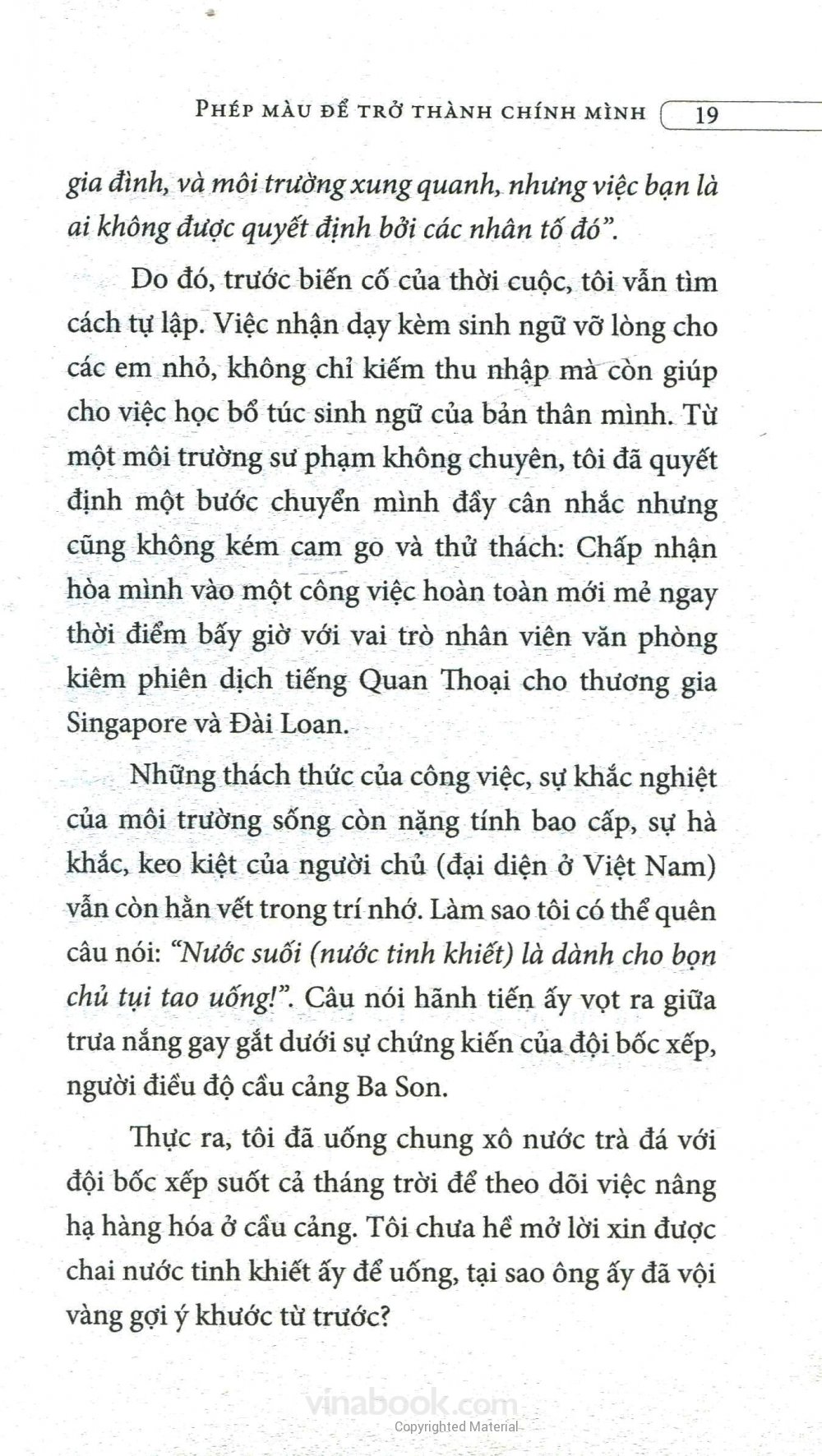Phép Màu Để Trở Thành Chính Mình _SGB