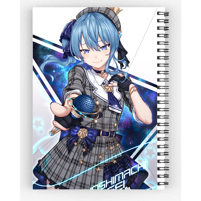 Sổ gáy xoắn Hoshimachi Suisei-Hololive