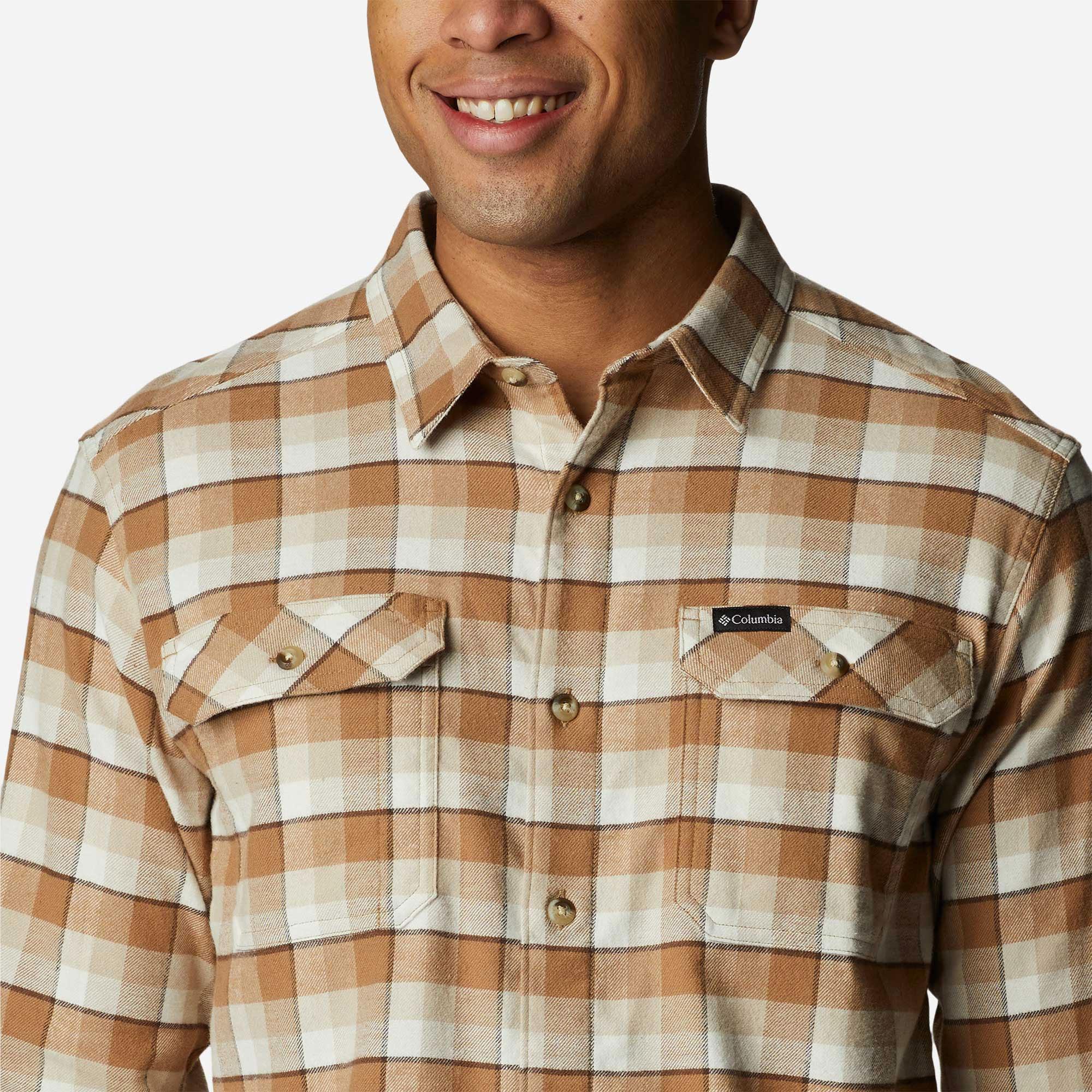 Áo sơ mi dài tay chống nắng nam Columbia Flare Gun Stretch Flannel - 1861585258