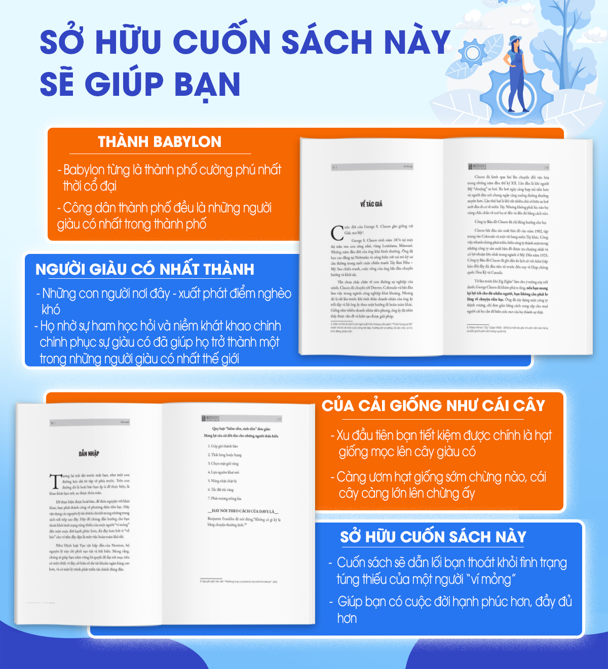 Sách - Người giàu có nhất thành Babylon - Bizbooks - Cuốn Sách Về Cách Làm Giàu Hiệu Quả Nhất Mọi Thời Đại