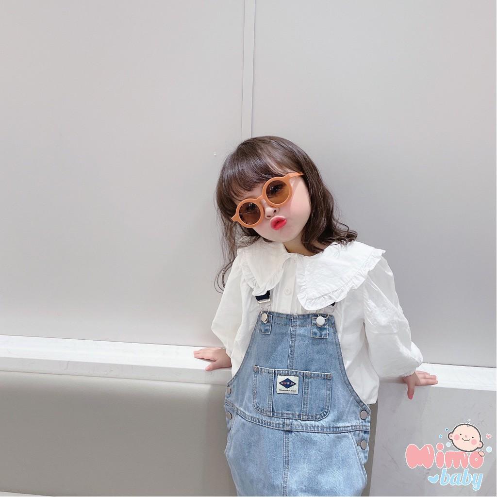 Kính râm gọng tròn chống UV cho bé (1-6y