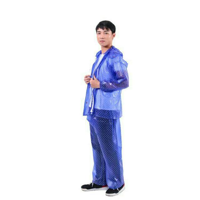 Áo mưa bộ chấm bi