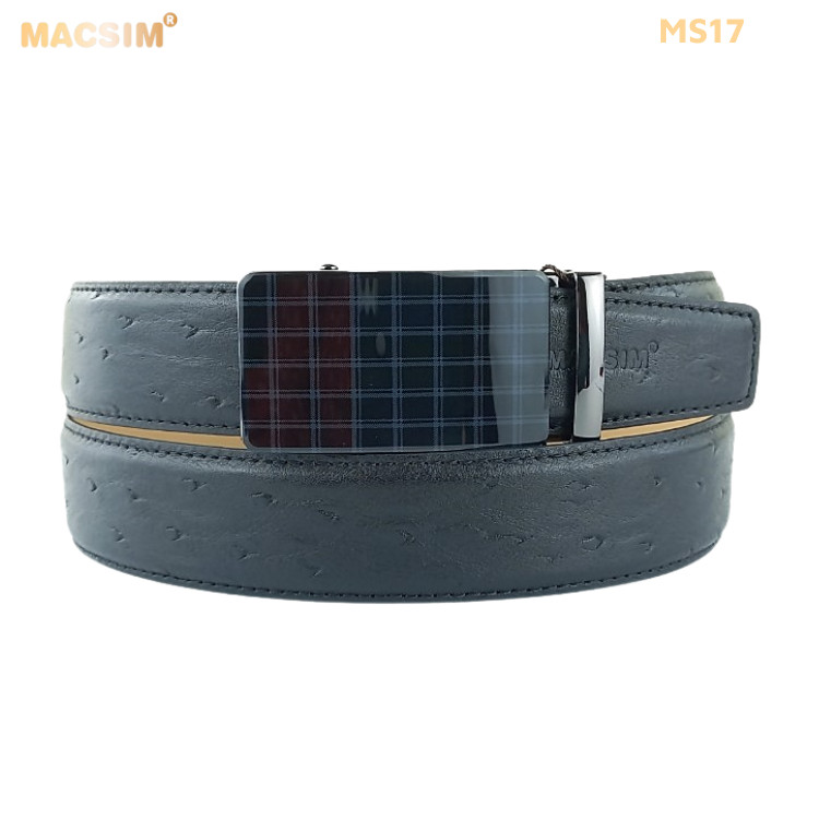 Thắt lưng nam da thật cao cấp nhãn hiệu Macsim MS17