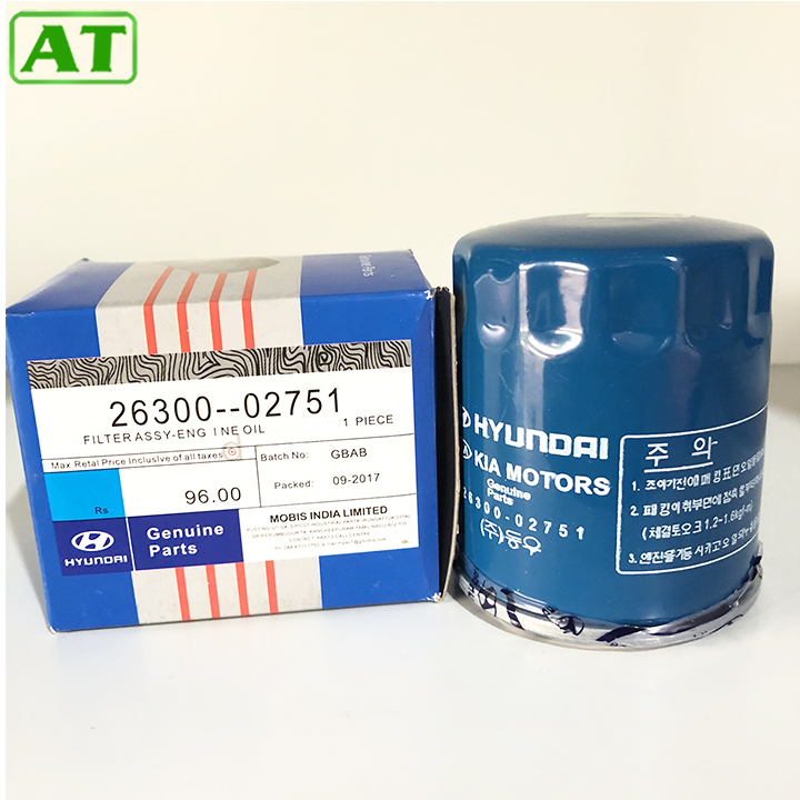 Lọc dầu, lọc nhớt động cơ cho xe ô tô Huyndai i10
