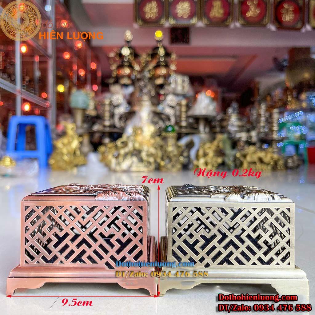 Hộp Xông Trầm Bằng Đồng Phong Thủy - Quà Tặng Đẹp Và Tinh Tế