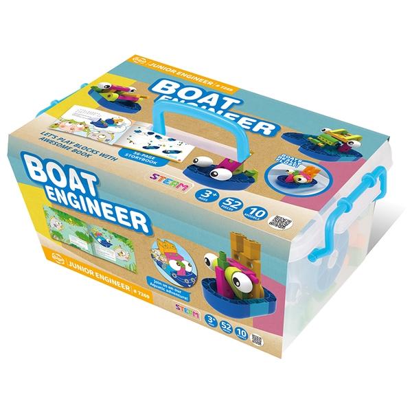 Đồ Chơi Lắp Ráp Vua Chiến Hạm Junior Engineer Boat Engineer - Gigo Toys #7269