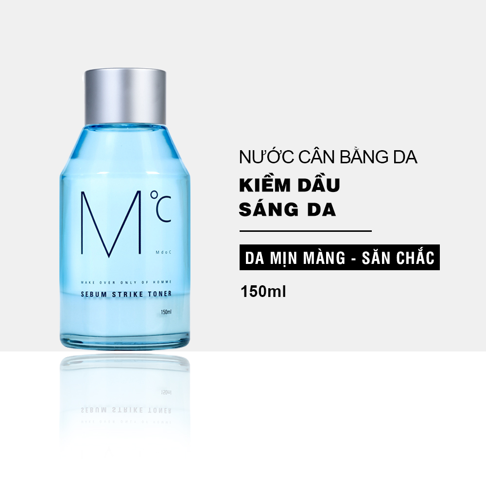 Nước hoa hồng MdoC Sebum Strike Toner Toner dành cho nam kiềm dầu 150ml JN-MTN02