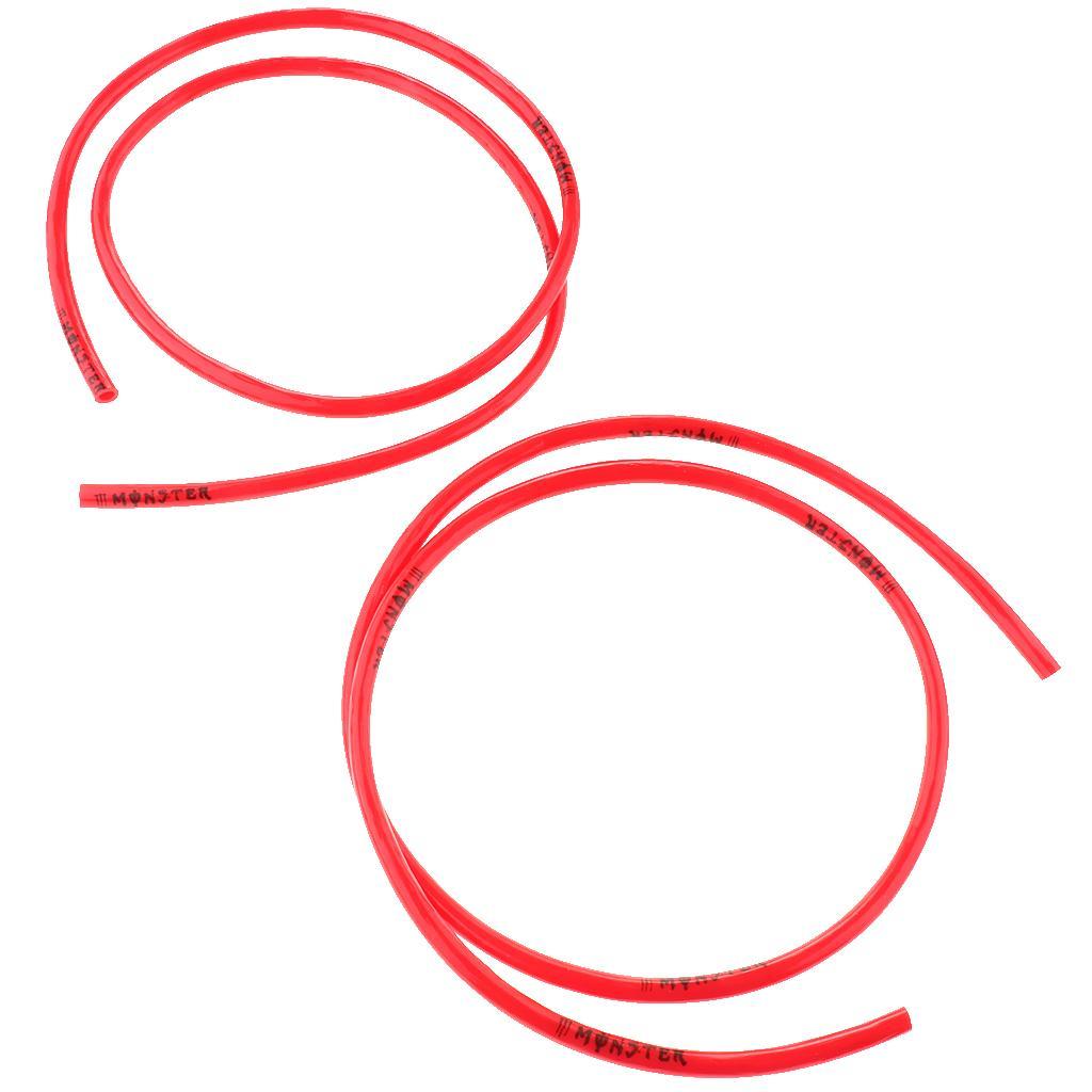 Universal Brake Line Clutch Oil Hose Pipe Fitting for Motorcycle  Red