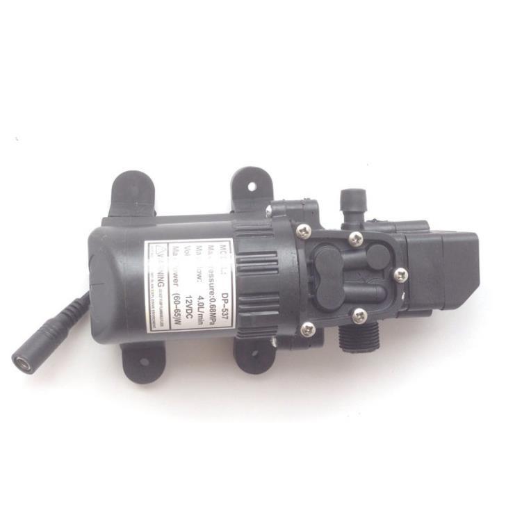 Bộ Máy Bơm Mini Tăng Áp Lực Nước Xịt Rửa Xe, Vệ Sinh Máy Lạnh Nguồn 12V (PD210279)