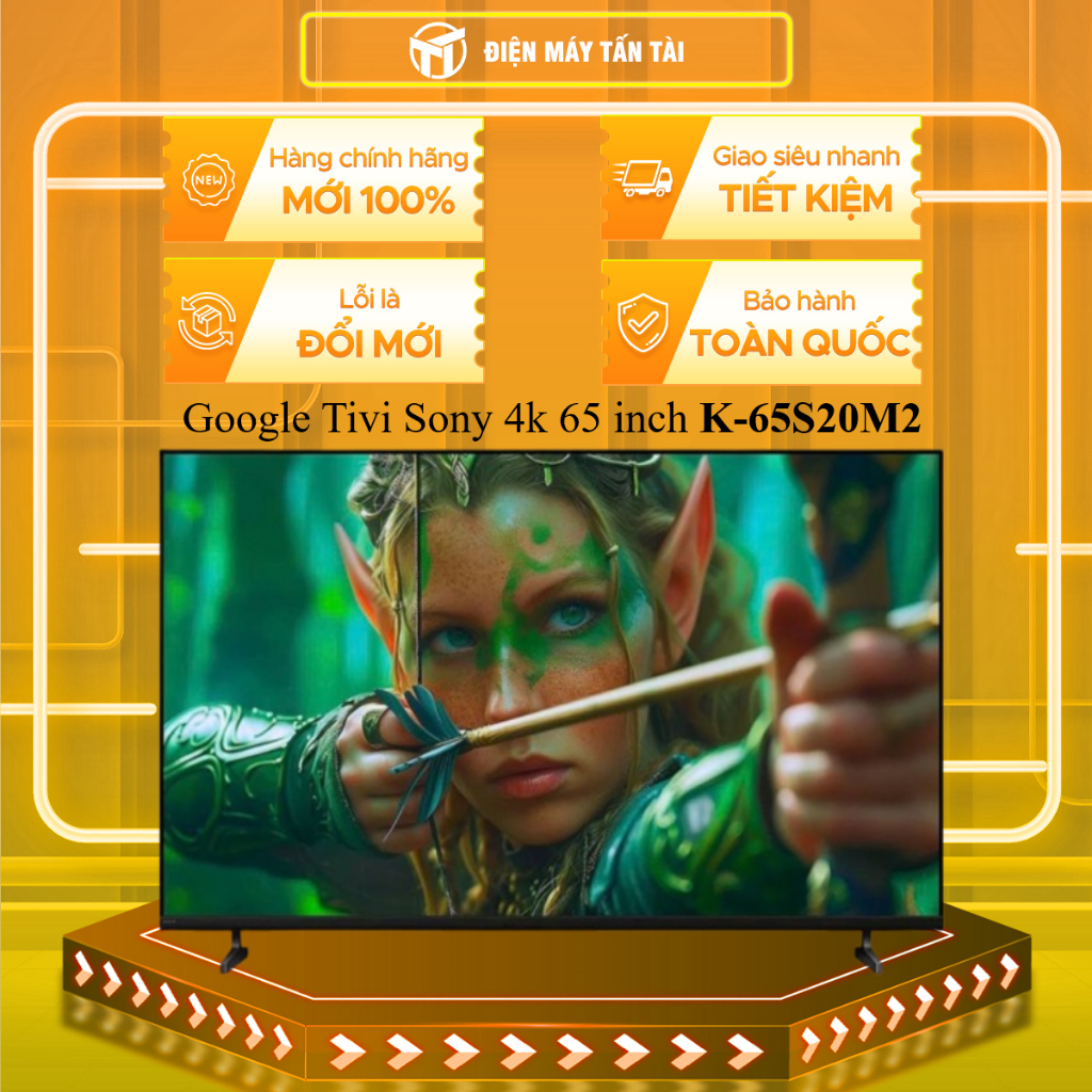 K-65S20M2 - Google Tivi Sony 4k 65 inch K-65S20M2 - HÀNG CHÍNH HÃNG - GIAO HCM