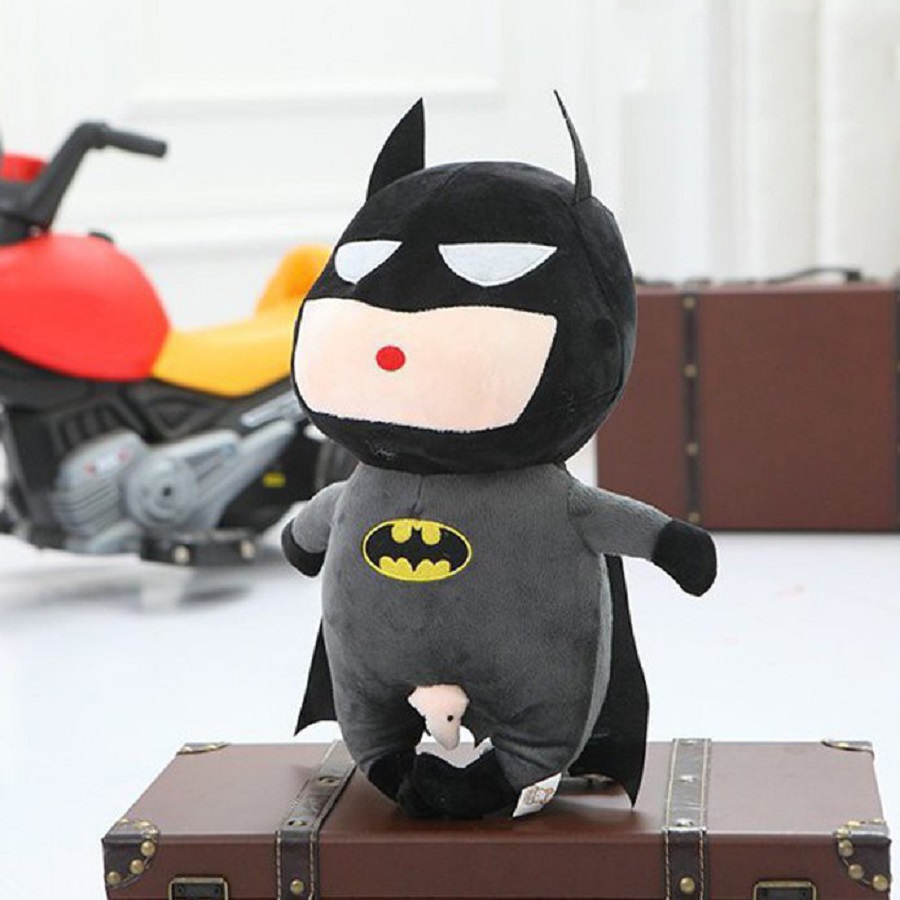 Bé Shin nhồi bông hình batman mạnh mẽ size 40cm