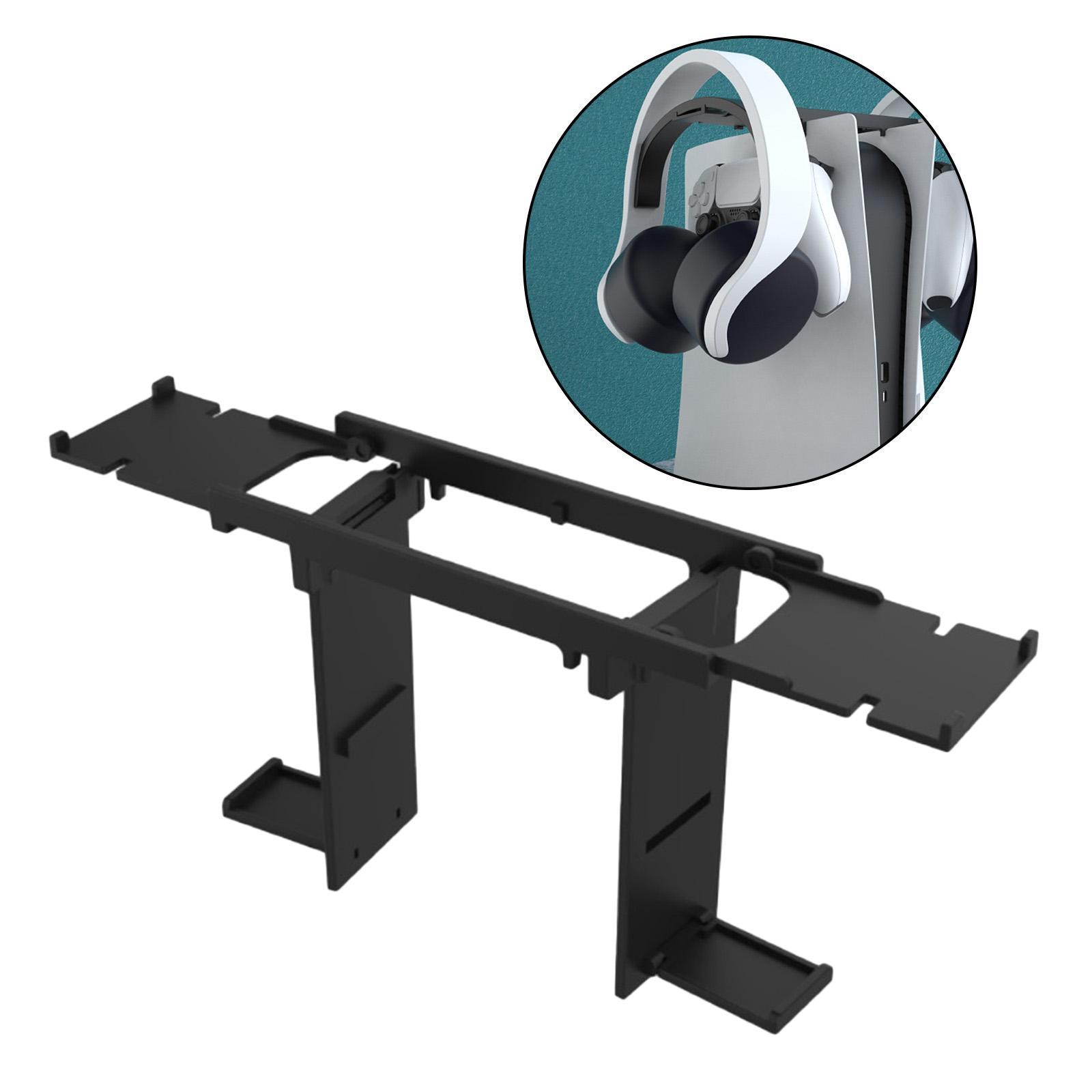 Universal Headphone Storage Bracket for Hanging Rods for PS5 Console And VR Processor
