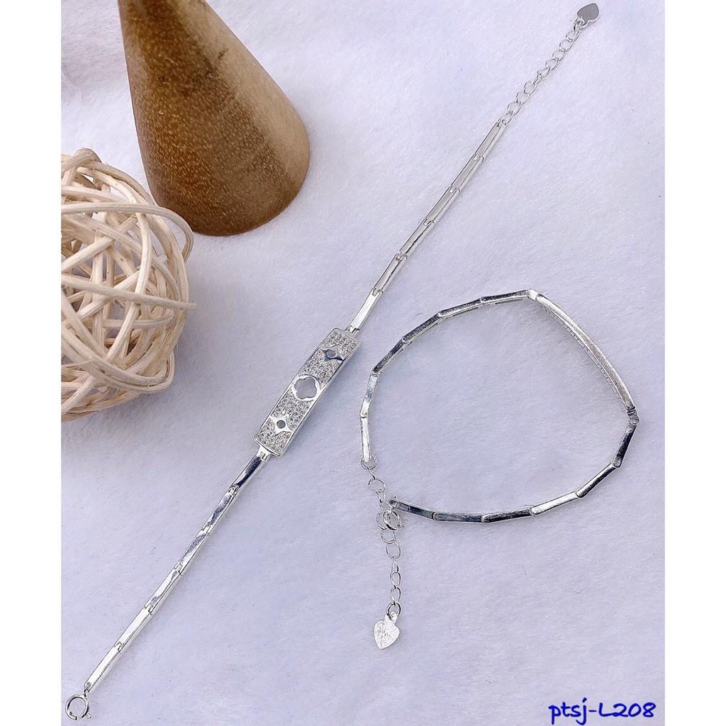 LẮC TAY THANH BÔNG HOA LẤP LÁNH  L208