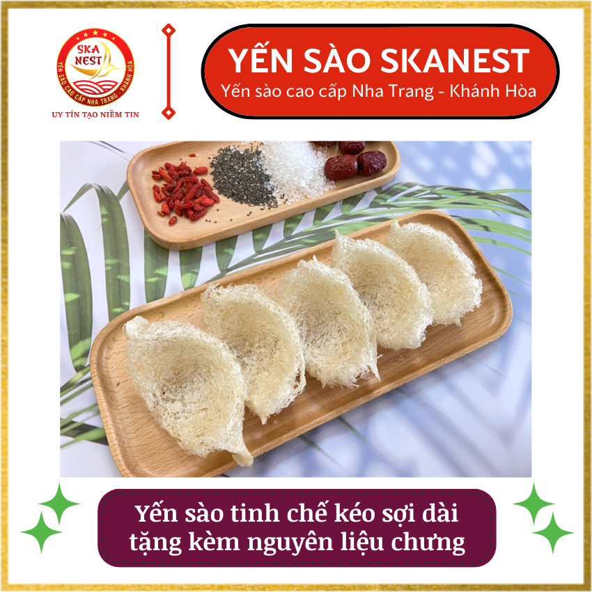 {50gr} Yến Sào Tinh Chế ít sợi dài