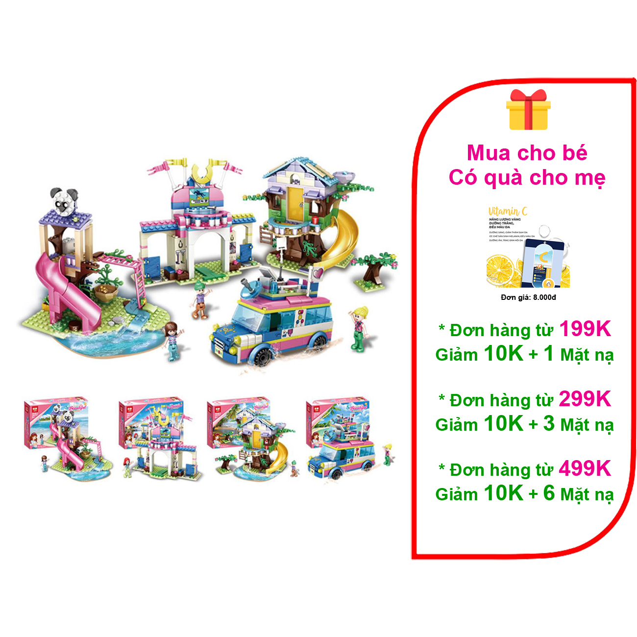 Đồ chơi lắp ráp khu vui chơi trẻ em