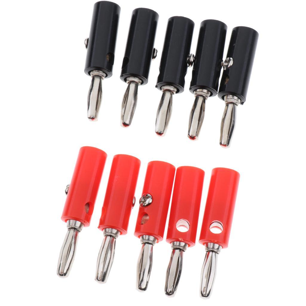 4mm 5 Pcs   and 5 Pcs   Connectors Adapter