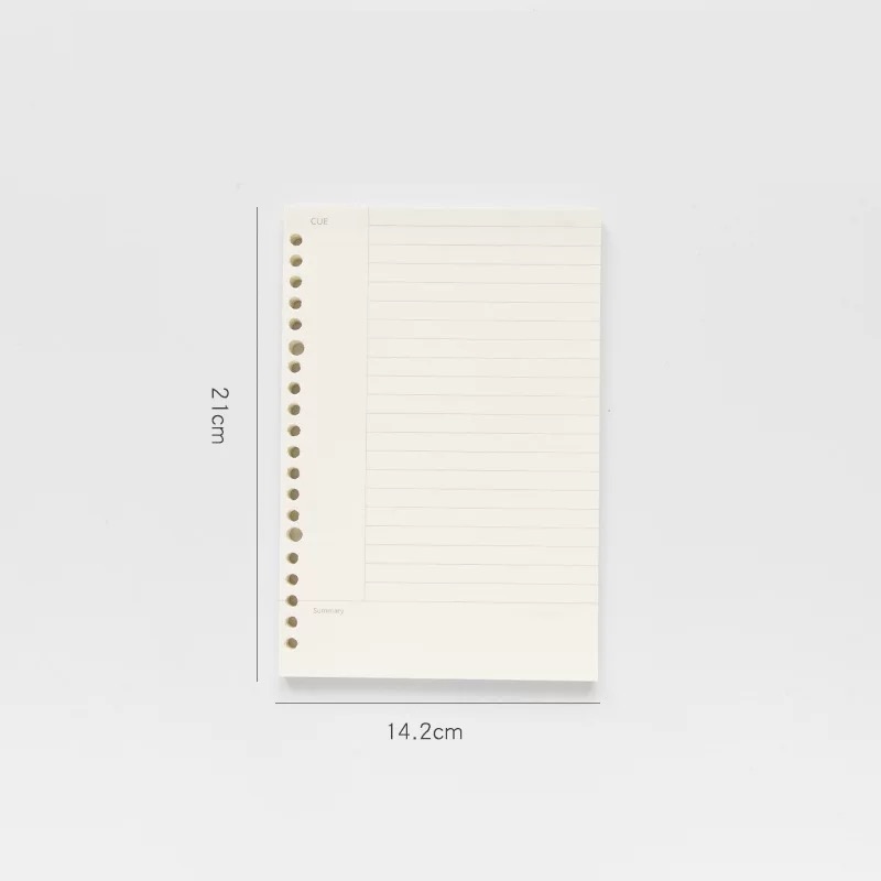 Sổ nhiều lỗ size A5, B5, A4 kèm 60 tơ giấy refill 100gsm Binder