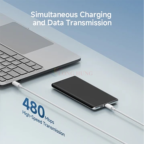 Cáp USB Type-C to Type-C Cuktech 1.5m 60W CTC315P - Hàng chính hãng