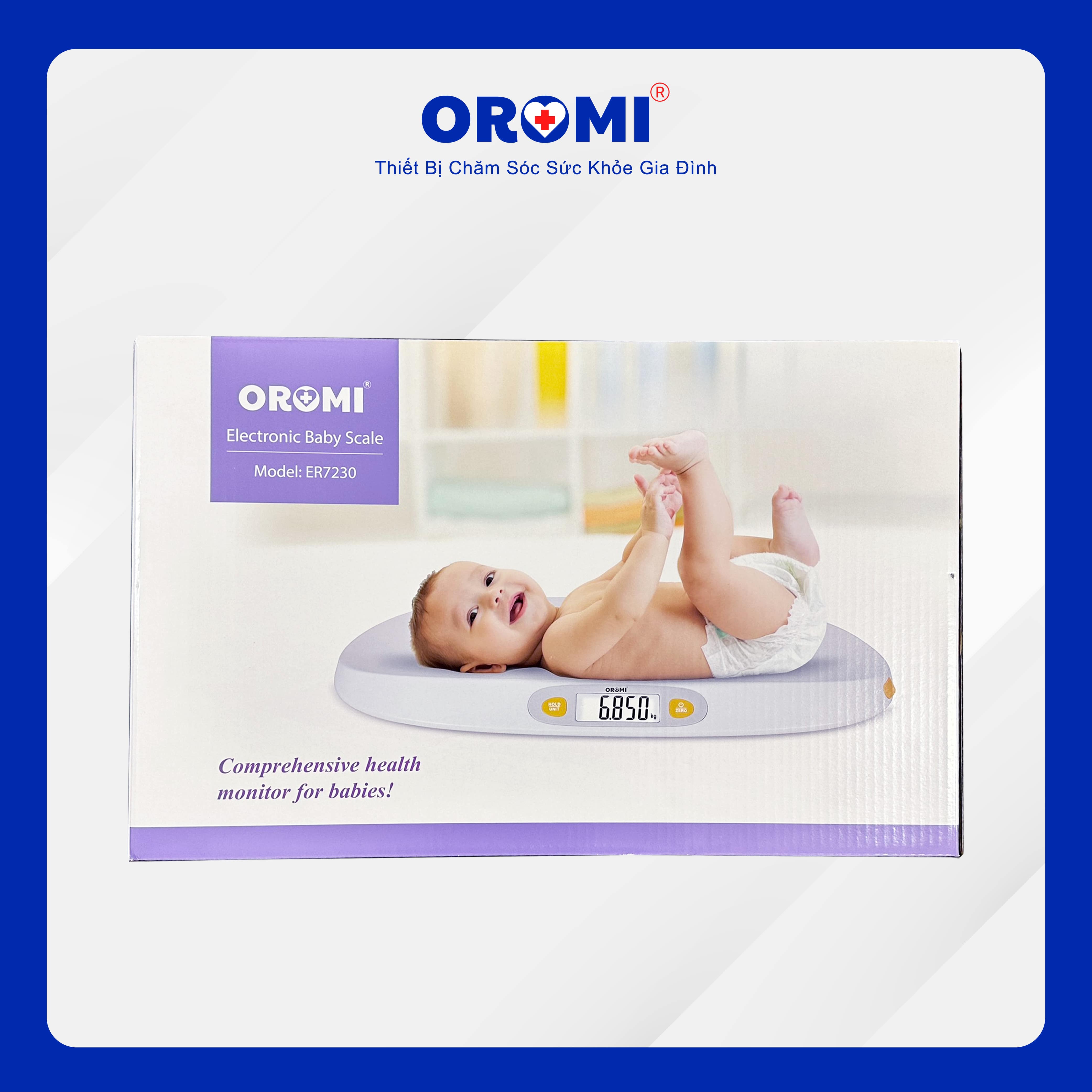 Cân Điện Tử Trẻ Em OROMI ER7230 - Cân Trẻ Sơ Sinh Kỹ Thuật Số