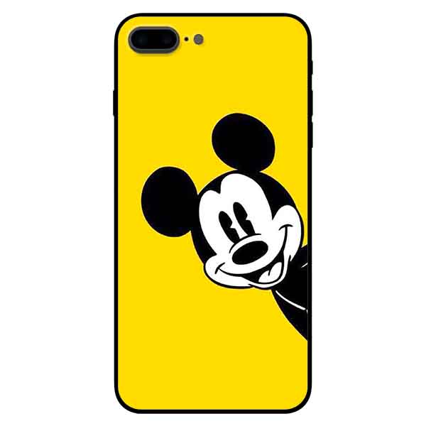 Ốp in cho iPhone 7 Plus / 8 Plus mẫu Chuột Nền Vàng