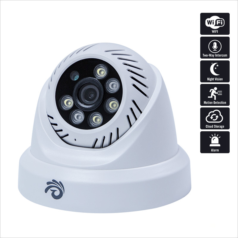 Camera Wifi An Ninh Trong Nhà, Độ Phân Giải 2.0Mpx FULL HD 1920x1080P, Đàm Thoại 2 Chiều, Có Màu Ban Đêm, Kèm Thẻ 32Gb - Chính Hãng