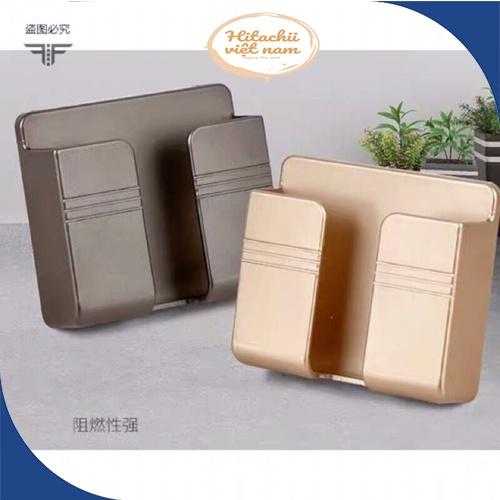 Giá đỡ kệ đựng để treo điện thoại remote tivi điều hòa dán gắn treo tường, đầu giường, Kệ dán tường để điện thoại