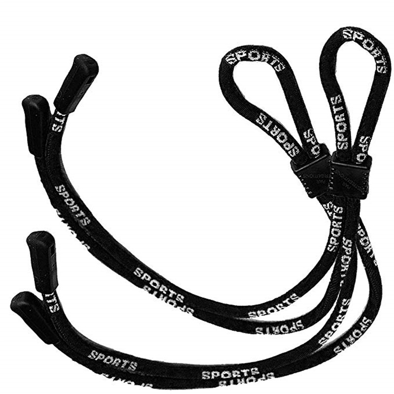 Dây Đeo Mắt Kính Giữ Gọng Kính, Chơi Thể Thao Chống Rơi Kính Sports - 1 - Đen
