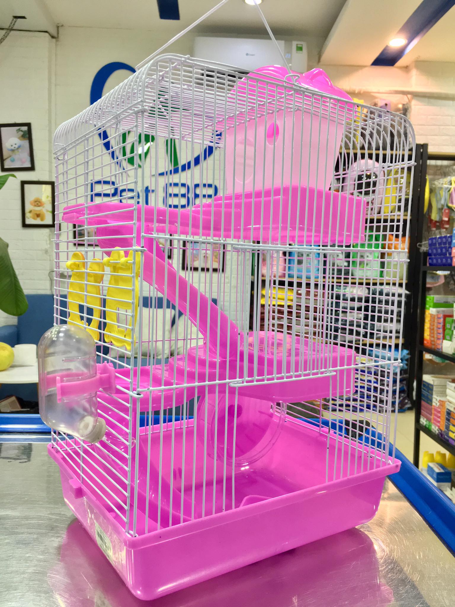 Lồng chuột hamster 3 tầng