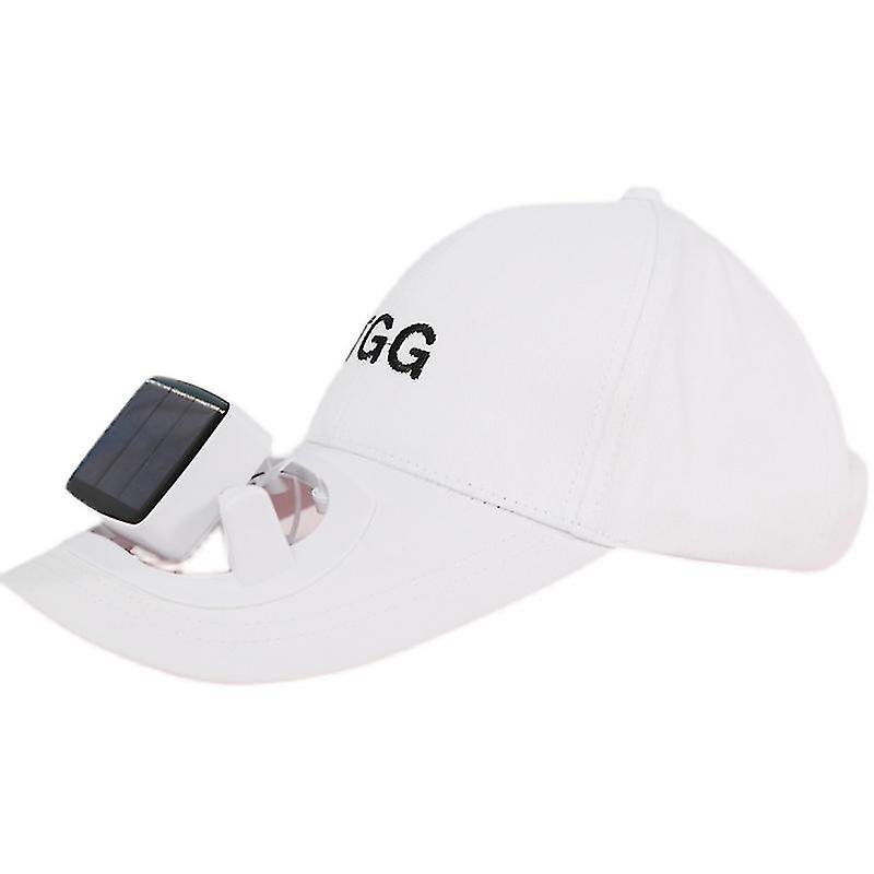 Quạt năng lượng mặt trời Cap Usb có thể sạc lại Hood Fan