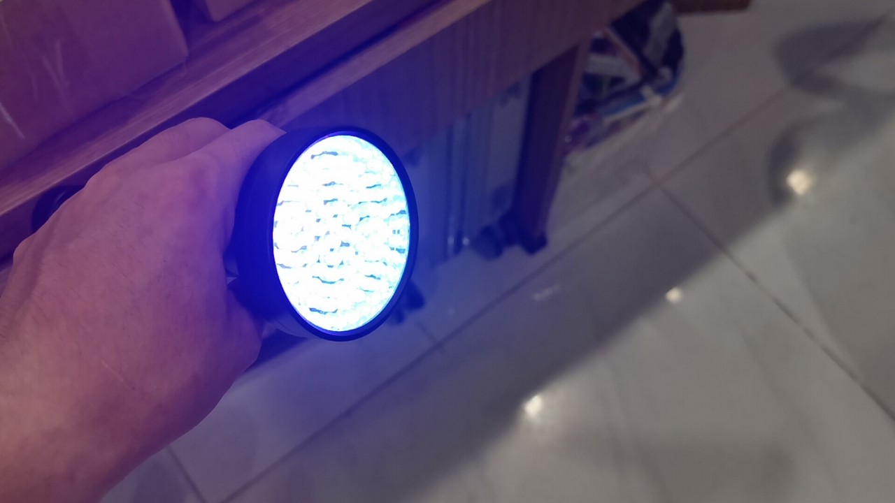 Đèn UV Led 100 bóng 18W Sấy Keo UV, Soi Tiền - UV100