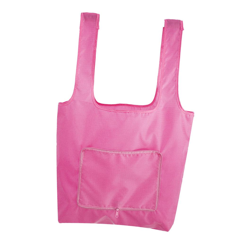 Oxford Fabric Foldable Travel Shopping Shoulder Bag Grocery Bag