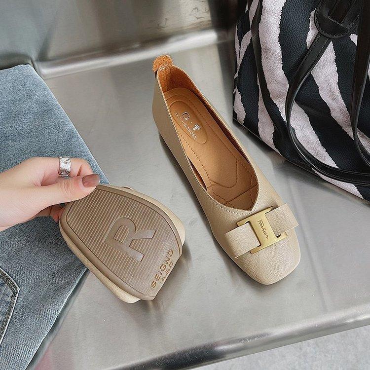 Giày Búp Bê Mũi Tròn Đế Bằng Thời Trang Cho Nữ