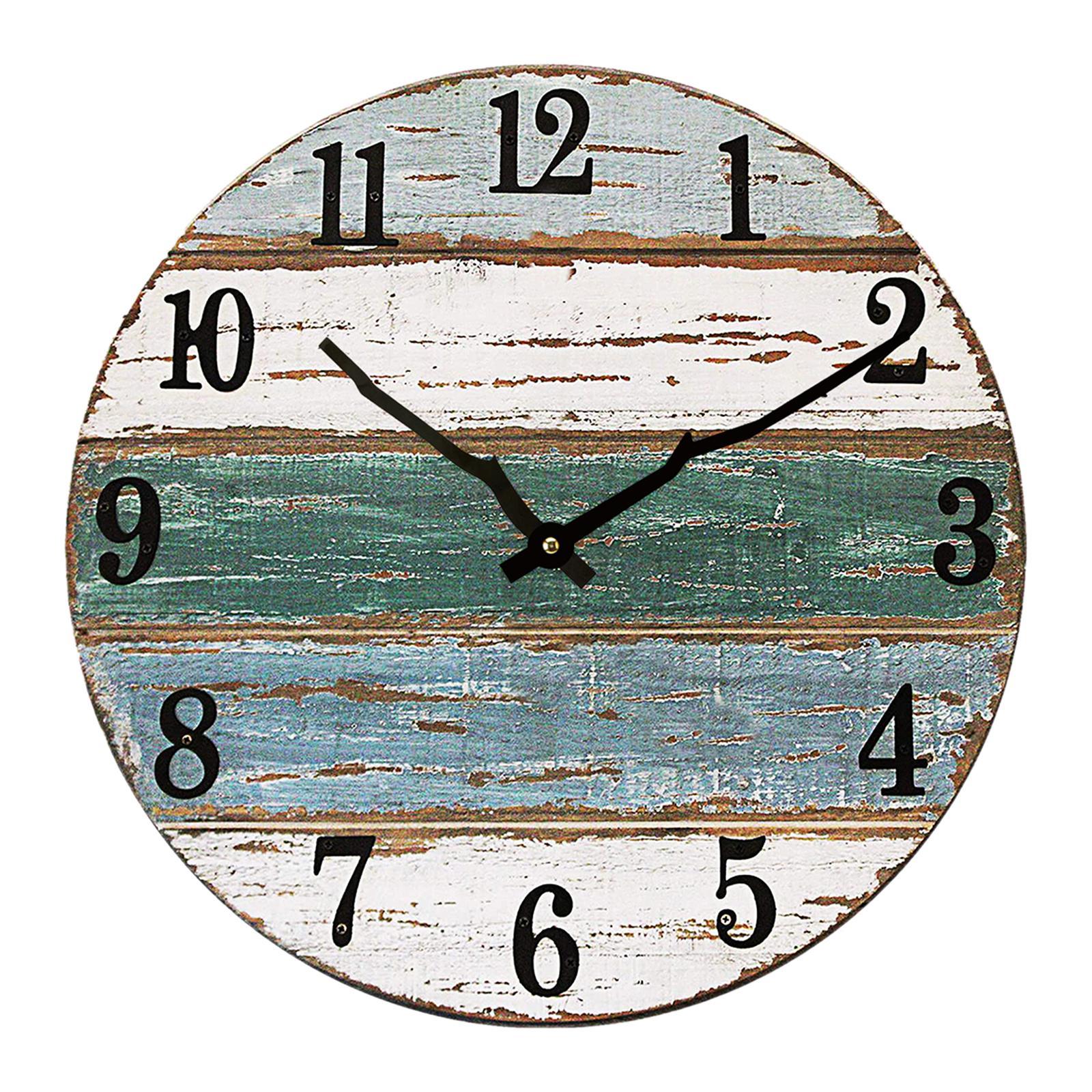 Modern Wall Clock 12 inch Art Round for Living Room Bedroom Decoration