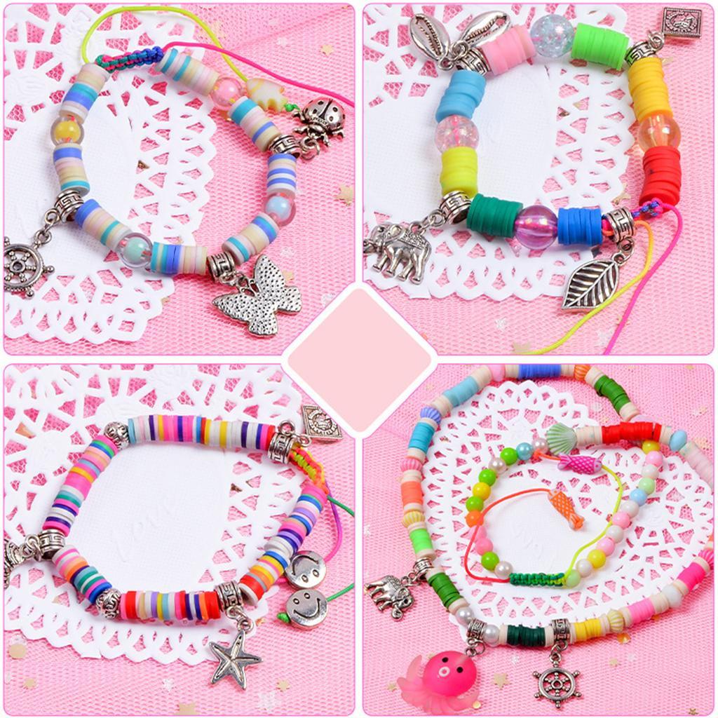 Polymer Clay beads  Disc Beads Letter Beads Spacer Beads for Craft Findings Earring Bracelets Necklace