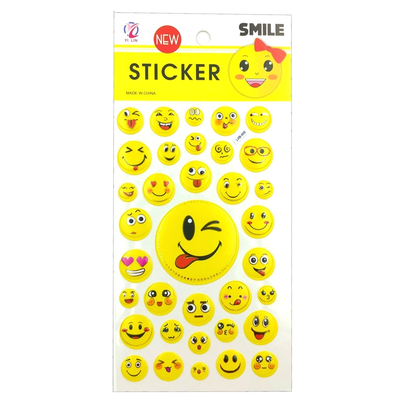 Sticker Mặt Cười Nhiều Hình (Mẫu Sản Phẩm Bên Trong Là Ngẫu Nhiên)