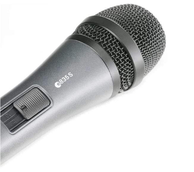Micro Thu Âm Sennheiser e 835-S – Dynamic Cardioid – Có Công Tắc – Chống Hú - Hàng Chính Hãng
