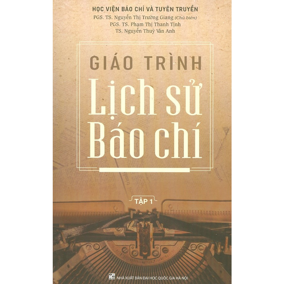 Giáo Trình Lịch Sử Báo Chí