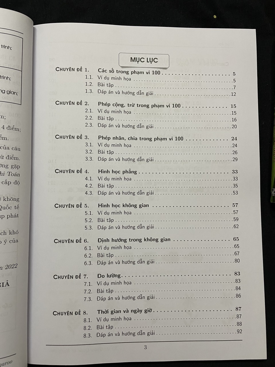 Kỳ Thi Toán Quốc Tế Kangaroo - Các chuyên đề chọn lọc - Cấp độ 1 - NTbooks