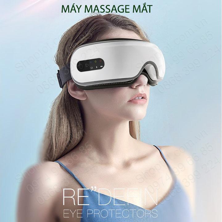 Máy massage mắt đa chức năng: Chườm nóng, rung, có bluetooth EM-004