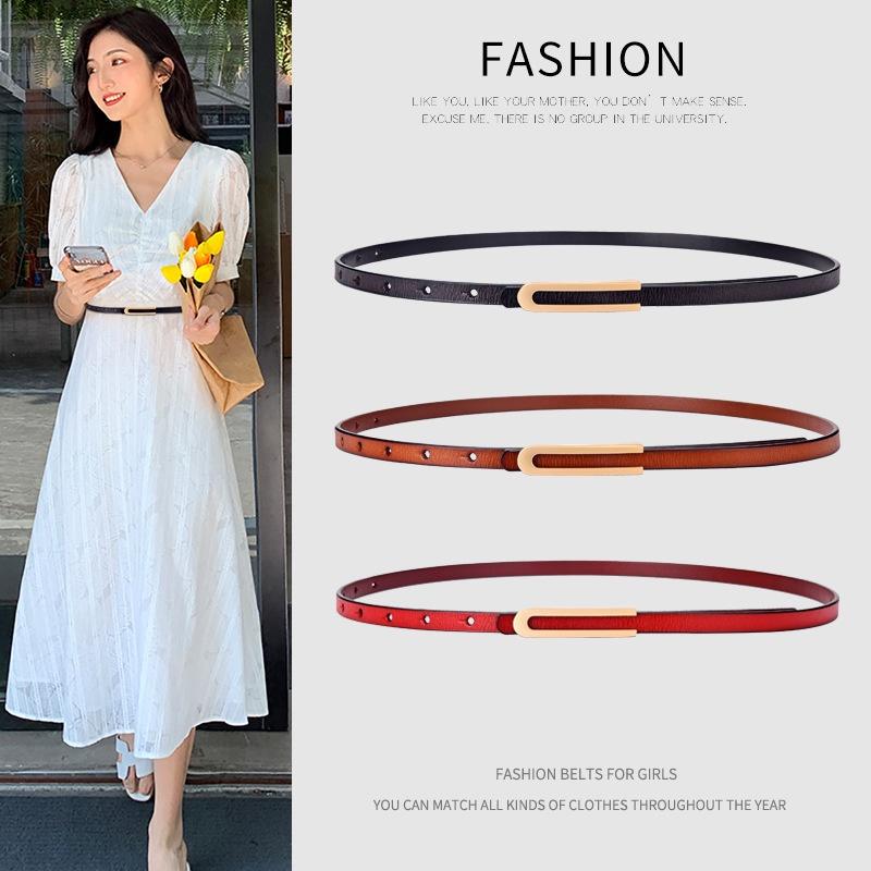 Thắt lưng, dây nịt nữ bản nhỏ 1cm,thời trang cao cấp
